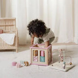 Fairy Garden Wooden Activity Cube