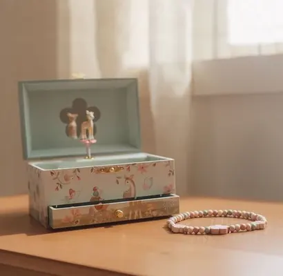 Musical Jewellery box - Forest Friends