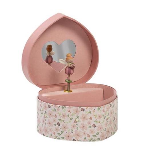 Musical Jewellery box - Fairy Garden Heart