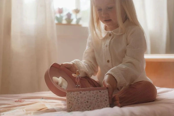 Musical Jewellery box - Fairy Garden Heart