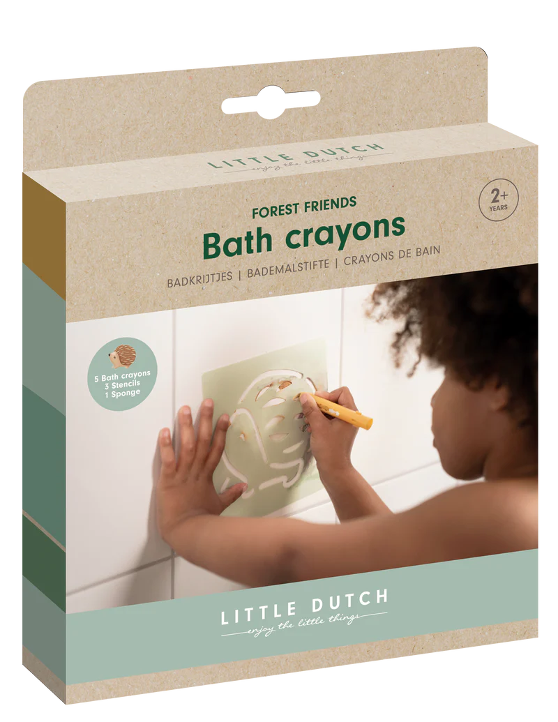 Bath Crayons Set - Forest Friends