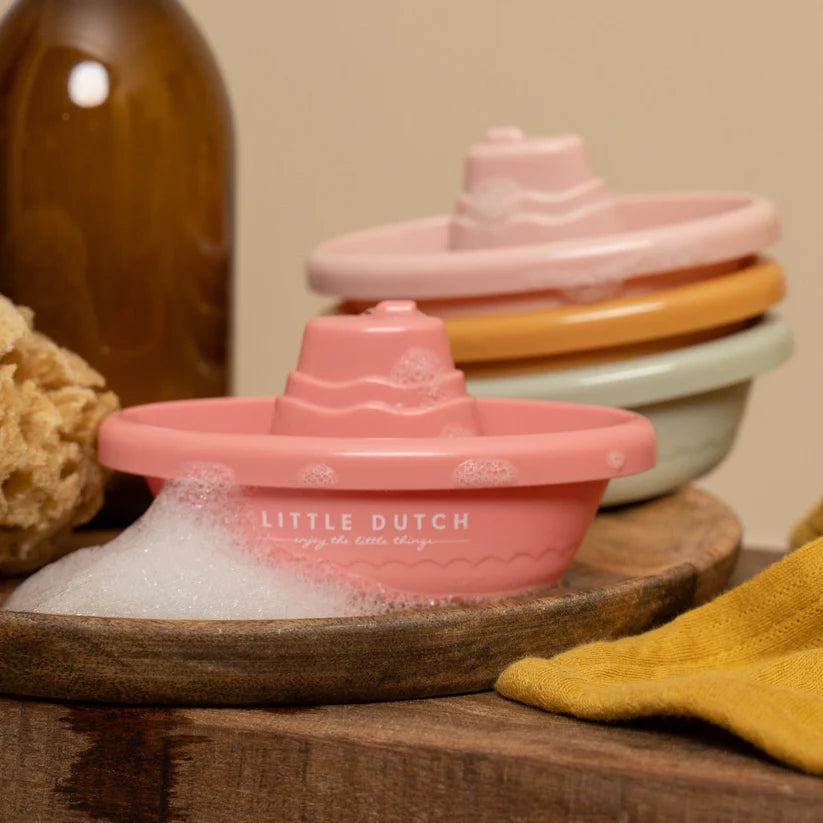 Pink Stacking Bath Boats