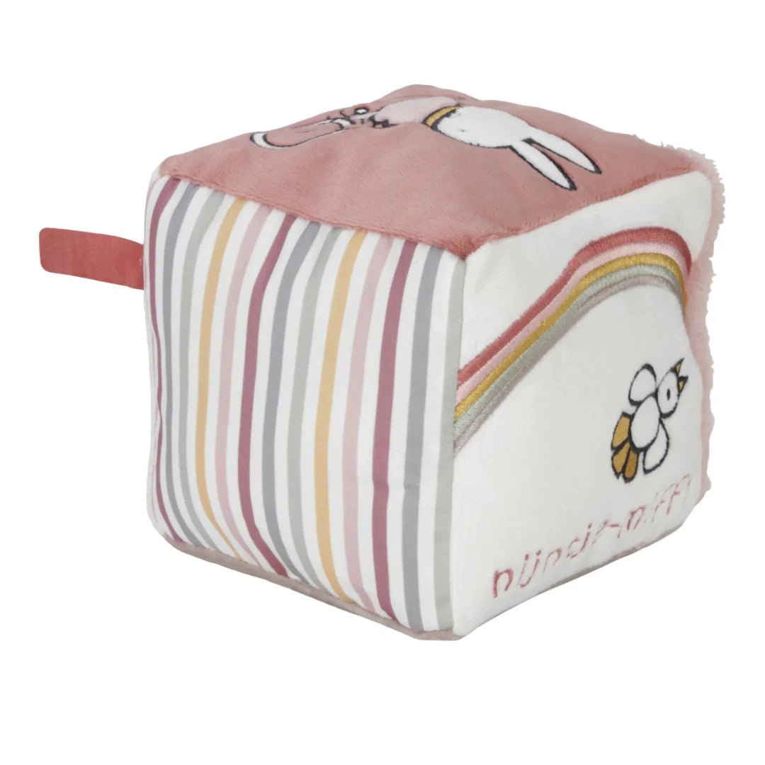 Soft and Sensory Fluffy Miffy Activity Cube - Pink