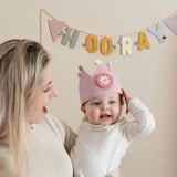 Pink Birthday Crown with Numbers