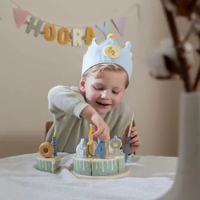 Birthday Crown with Numbers - Blue