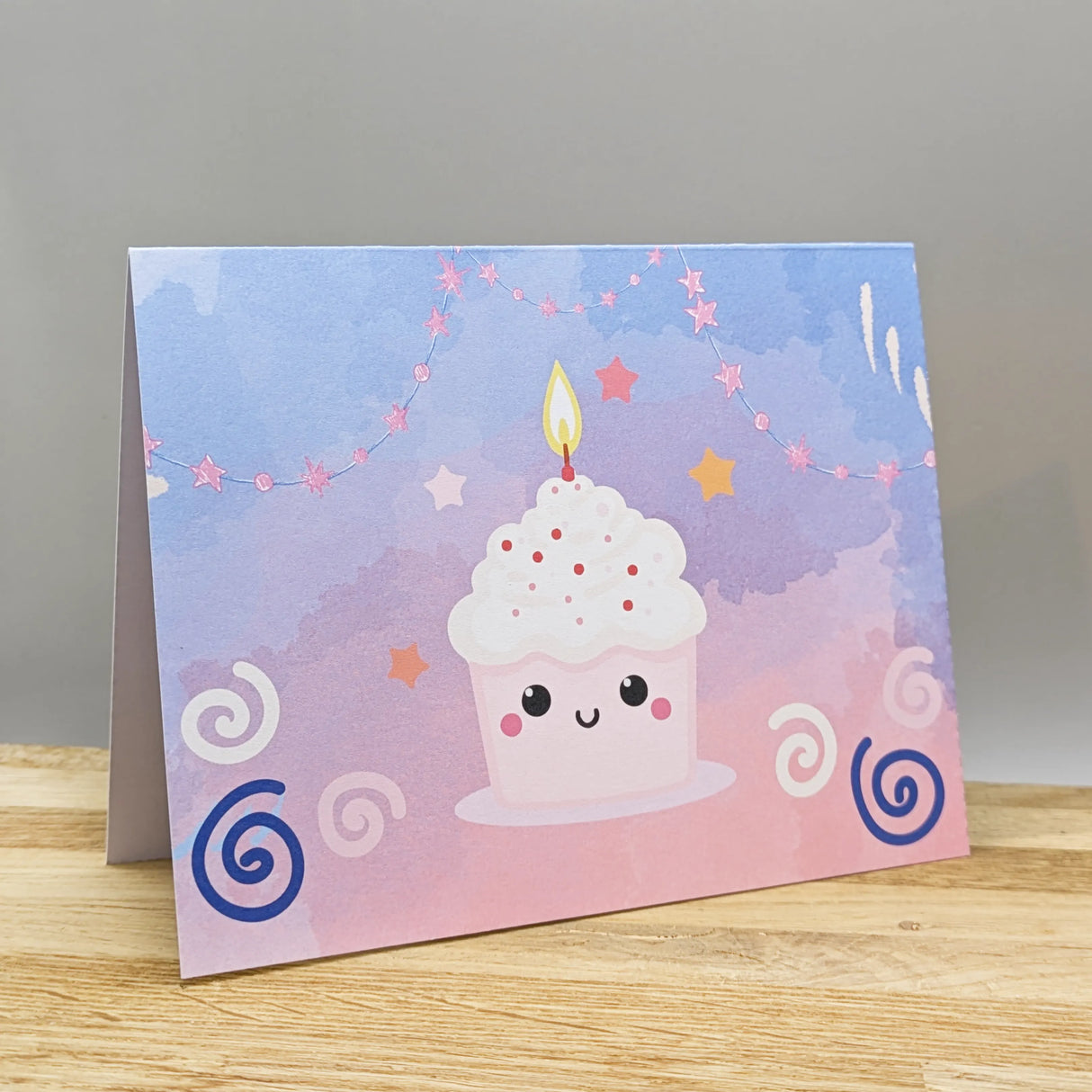 Cupcake Greeting Card by Vik