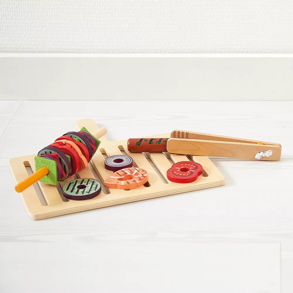 Wooden Barbecue Pretend Play