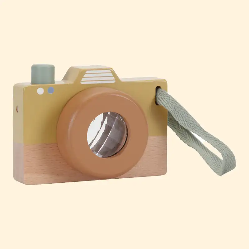 Wooden Kaleidoscope Camera Vintage