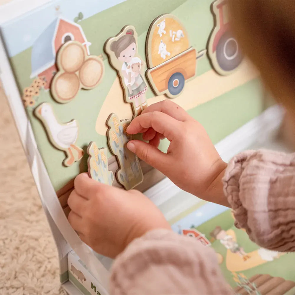 Little Farm Magnetic Playboard Box