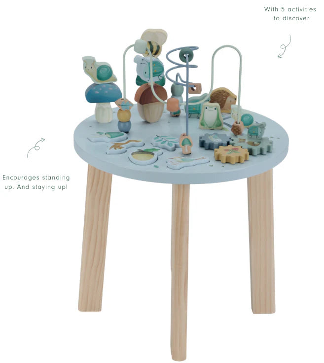 Forest Friends Wooden Activity Table