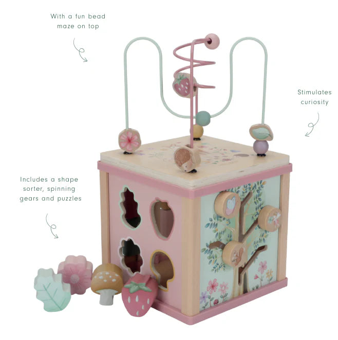 Fairy Garden Wooden Activity Cube