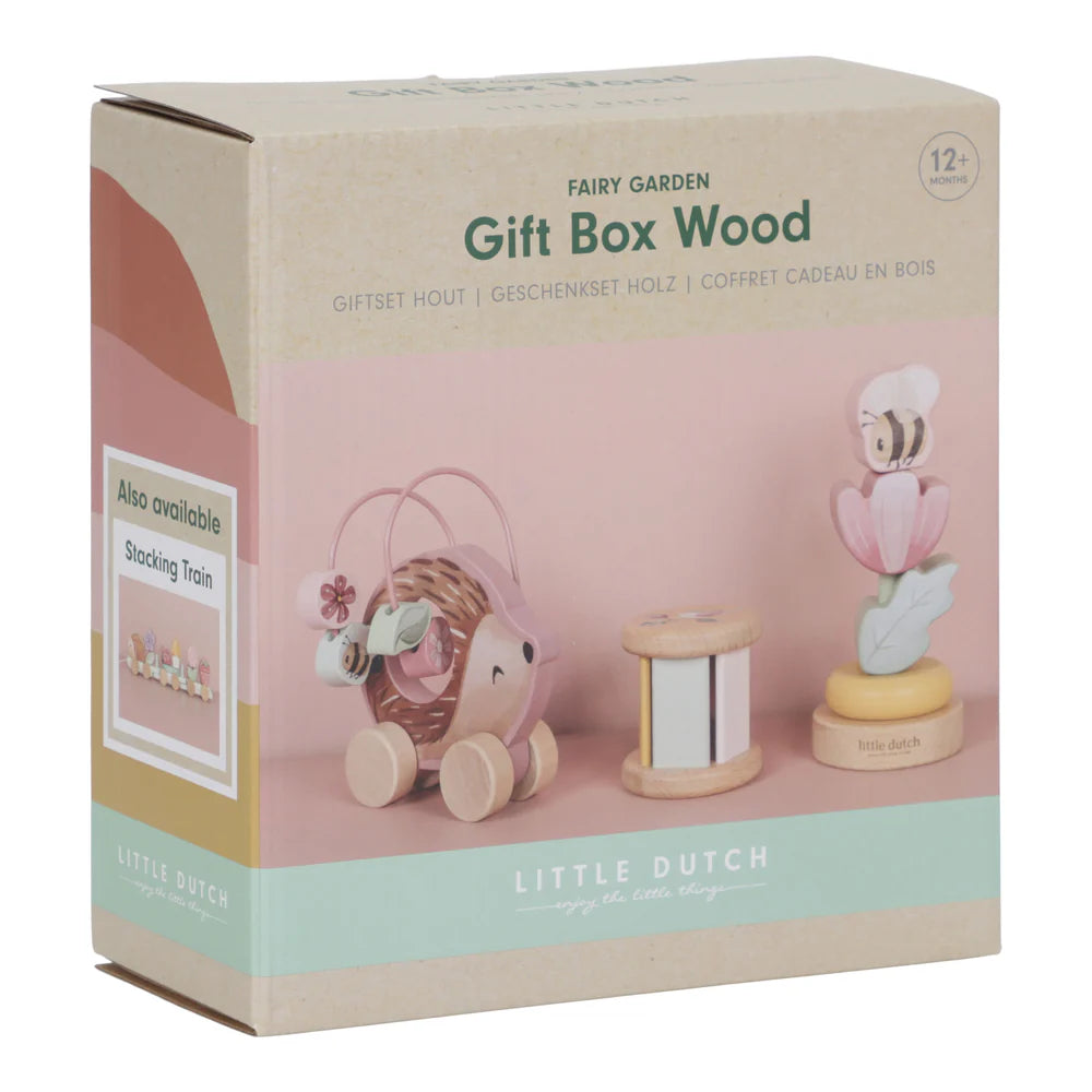 Fairy Garden Gift Box Wooden Trio Playset