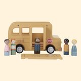 School Bus with 5 Peg Doll Characters