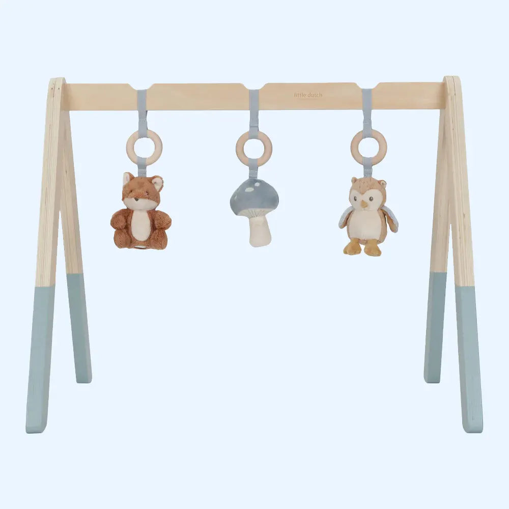 Forest Friends Wooden Play Activity Baby Gym (Excludes Mat)