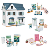 Dovetail House Wooden Dolls House 5 Piece Bundle