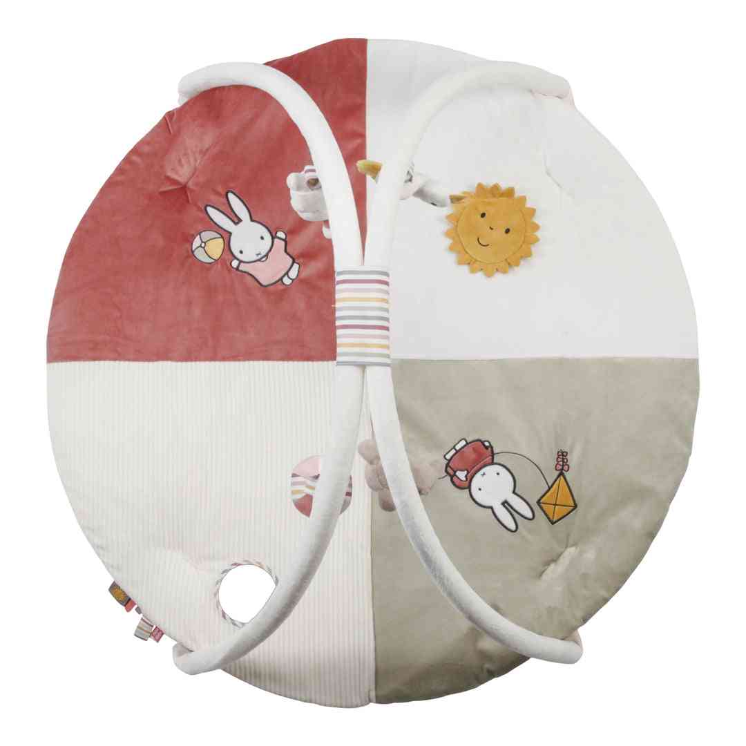 Miffy Play Mat With Bow Fluffy Pink