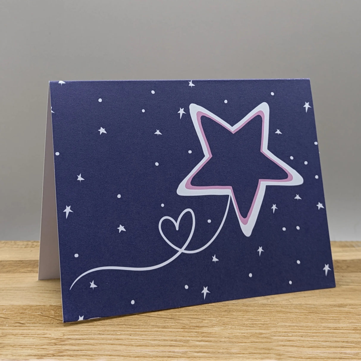 Shooting Star Greeting Card by Elena