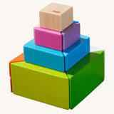 3D Wooden Blocks Cube Tangram Puzzle Game 21 Pieces