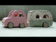 Car with Caravan and 3 Peg Dolls