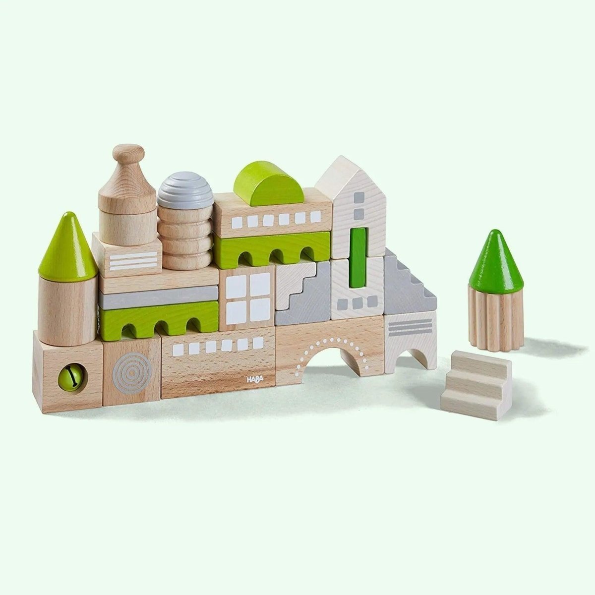 Coburg Wooden Sensory Building Blocks - Zidar Kid