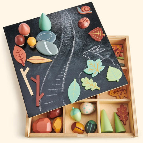 Forest Floor Wooden Learning Tray - Zidar Kid