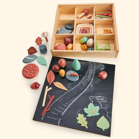 Forest Floor Wooden Learning Tray - Zidar Kid