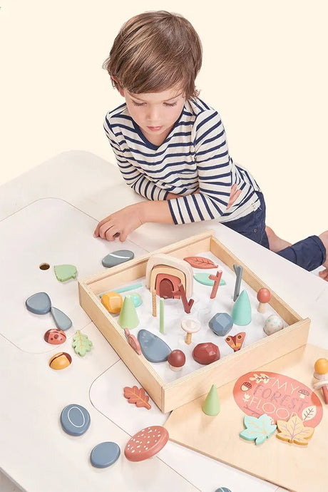 Forest Floor Wooden Learning Tray - Zidar Kid