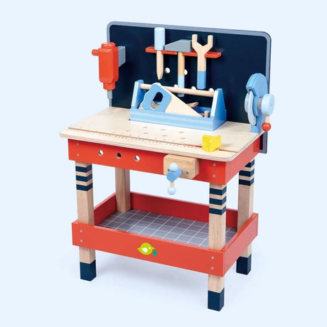 Kids Pretend Wooden Tool Bench - Zidar Kid