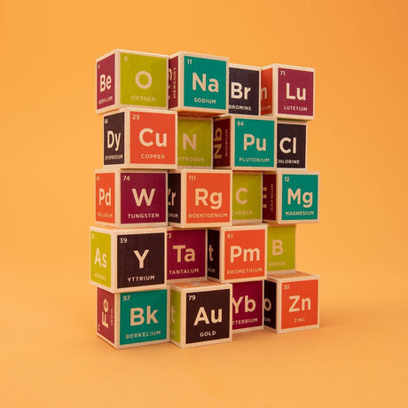 Periodic Table Wooden Block Set - Zidar Kid