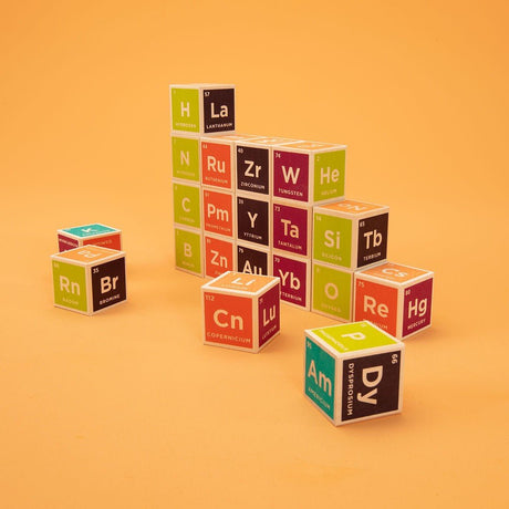 Periodic Table Wooden Block Set - Zidar Kid