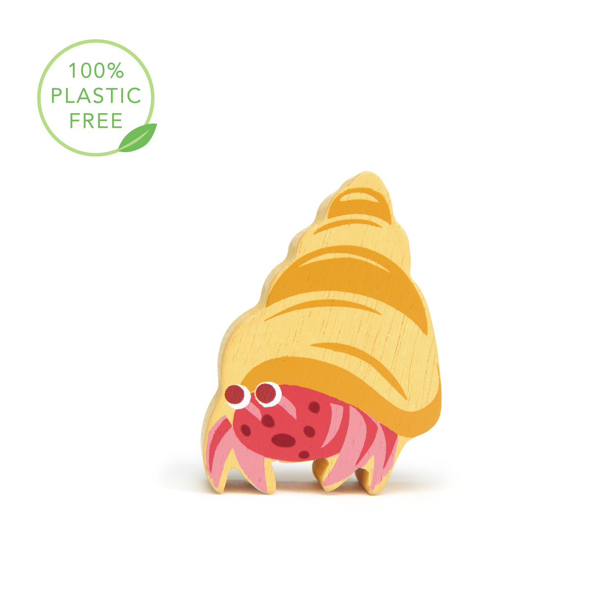 Wooden Coastal Animal - Hermit Crab