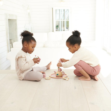 Wooden Birdie Tea Set & Tray - Zidar Kid