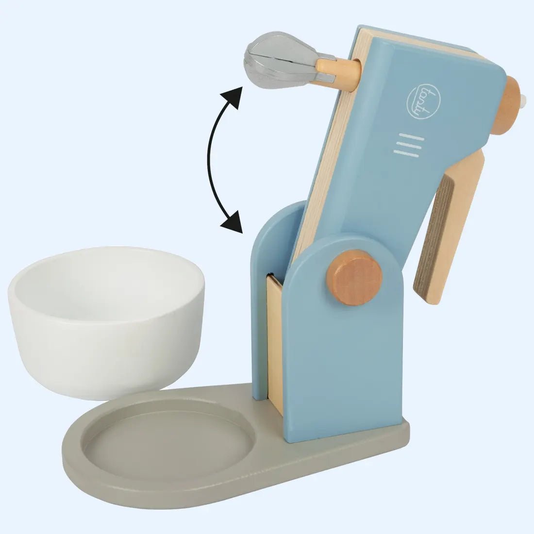 Wooden Food Mixer Toy & Baking Utensils - Zidar Kid