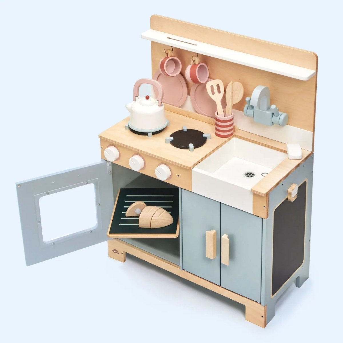 Wooden Pretend Home Kitchen - Zidar Kid