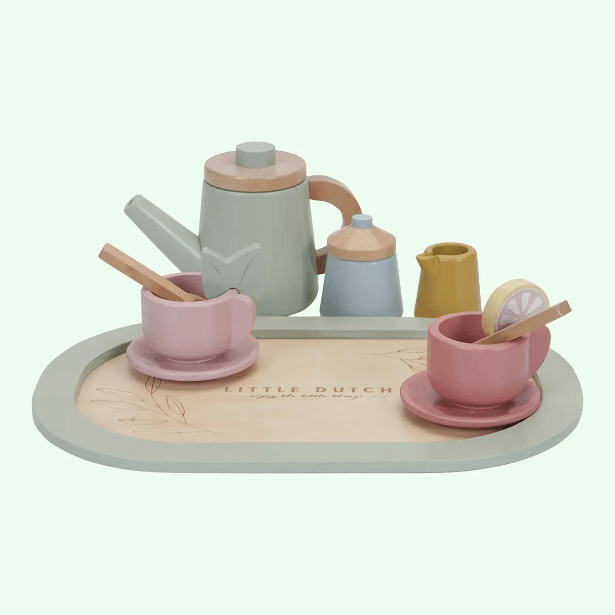 Wooden Tea Service Set - Zidar Kid